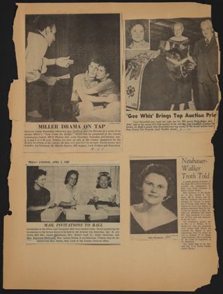 Beta Epsilon Chapter Scrapbook, 1956-1960, Page 14