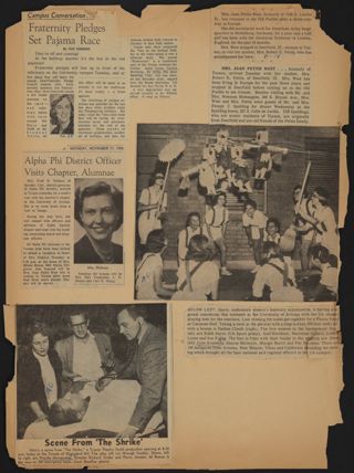 Beta Epsilon Chapter Scrapbook, 1956-1960, Page 25