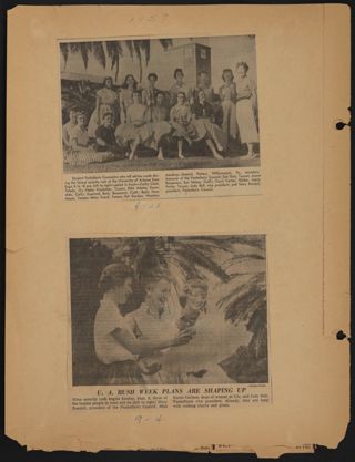 Beta Epsilon Chapter Scrapbook, 1956-1960, Page 57