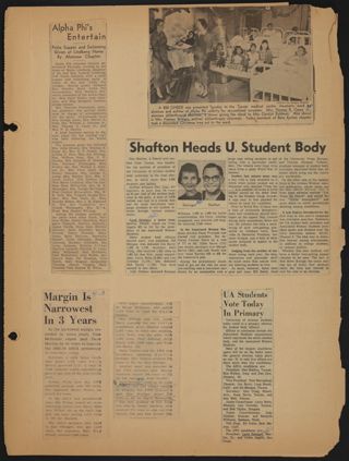 Beta Epsilon Chapter Scrapbook, 1956-1960, Page 16