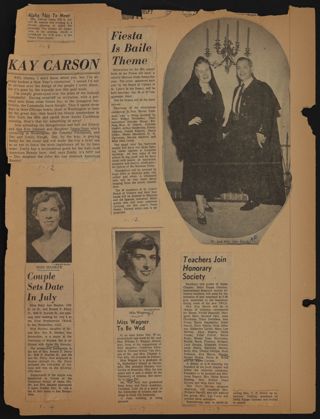 Beta Epsilon Chapter Scrapbook, 1956-1960, Page 71