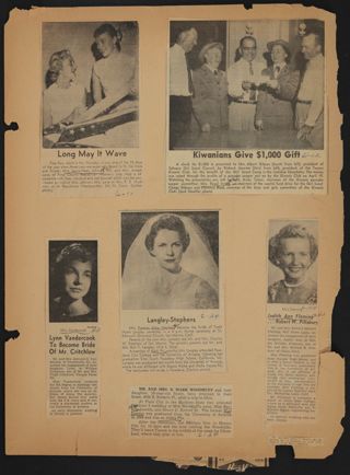 Beta Epsilon Chapter Scrapbook, 1956-1960, Page 82