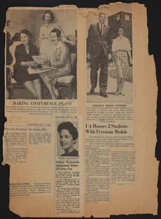 Beta Epsilon Chapter Scrapbook, 1956-1960, Page 1