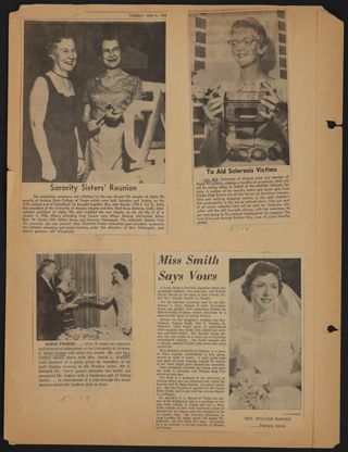 Beta Epsilon Chapter Scrapbook, 1956-1960, Page 35