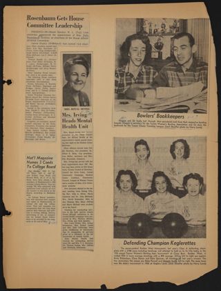 Beta Epsilon Chapter Scrapbook, 1956-1960, Page 20