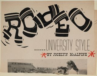 Rodeo: University Style Magazine Clipping