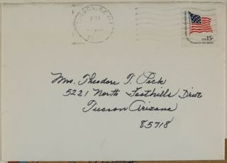 Ann-Eve Mansfeld Johnson to Donnamae Peck Letter, May 1980