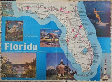 Florida Map Placement With Notes