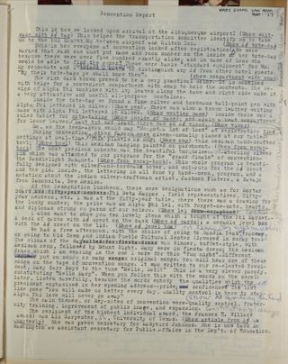 Convention Report, November 1980