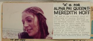 Meredith Hoff at "A" Day Event Photograph