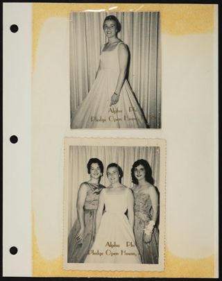 Beta Epsilon Chapter Scrapbook, 1950s-1980s, Page 4