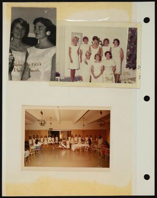 Beta Epsilon Chapter Scrapbook, 1950s-1980s, Page 5