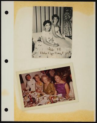 Beta Epsilon Chapter Scrapbook, 1950s-1980s, Page 6