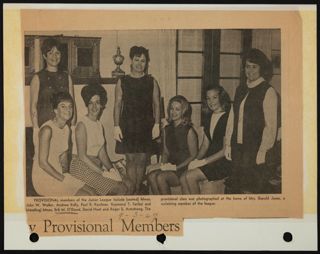 Beta Epsilon Chapter Scrapbook, 1950s-1980s, Page 19