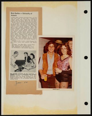 Beta Epsilon Chapter Scrapbook, 1950s-1980s, Page 23
