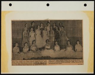 Beta Epsilon Chapter Scrapbook, 1950s-1980s, Page 28