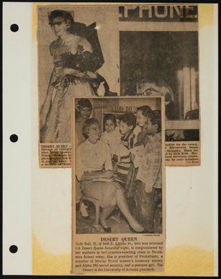 Beta Epsilon Chapter Scrapbook, 1950s-1980s, Page 34
