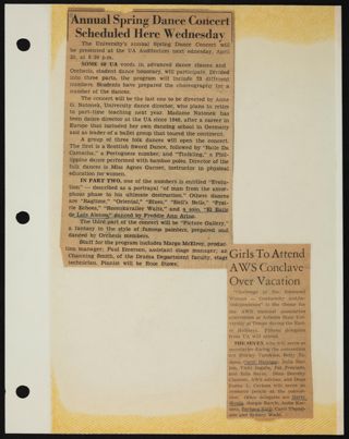 Beta Epsilon Chapter Scrapbook, 1950s-1980s, Page 55