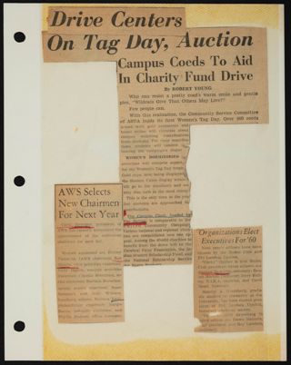 Beta Epsilon Chapter Scrapbook, 1950s-1980s, Page 65