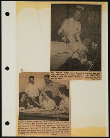 Beta Epsilon Chapter Scrapbook, 1950s-1980s, Page 69
