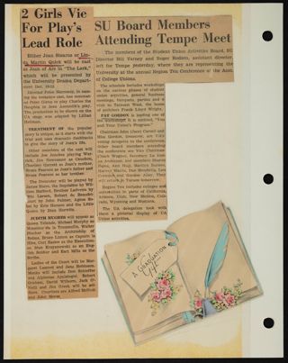 Beta Epsilon Chapter Scrapbook, 1950s-1980s, Page 72