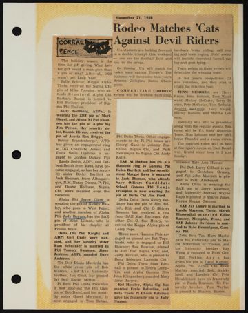 Beta Epsilon Chapter Scrapbook, 1950s-1980s, Page 71