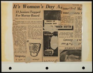 Beta Epsilon Chapter Scrapbook, 1950s-1980s, Page 70