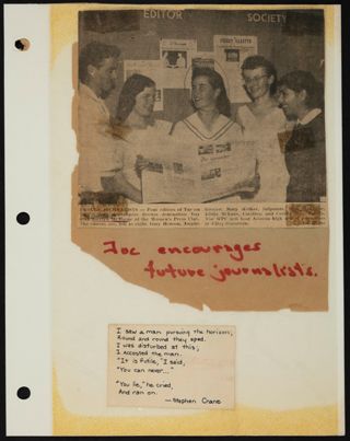 Beta Epsilon Chapter Scrapbook, 1950s-1980s, Page 75