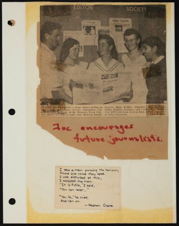 Beta Epsilon Chapter Scrapbook, 1950s-1980s, Page 75