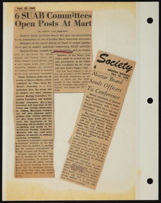 Beta Epsilon Chapter Scrapbook, 1950s-1980s, Page 82