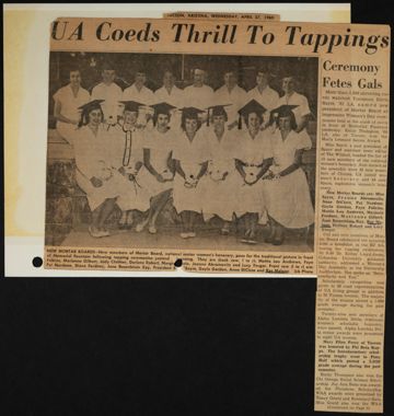 Beta Epsilon Chapter Scrapbook, 1950s-1980s, Page 84