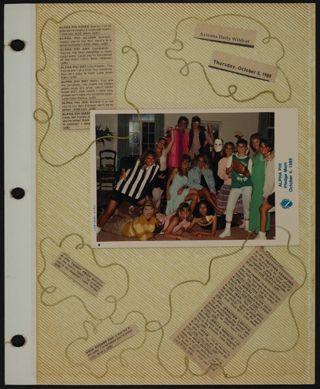 Beta Epsilon Chapter Scrapbook, 1989, Page 13