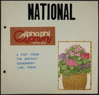 Beta Epsilon Chapter Scrapbook, 1981-1983, Page 2