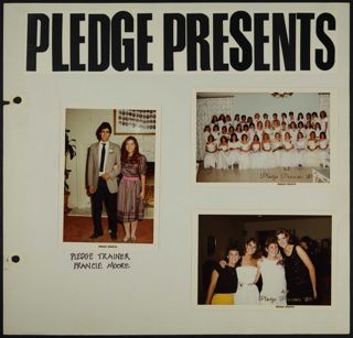 Beta Epsilon Chapter Scrapbook, 1981-1983, Page 11