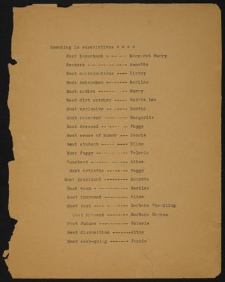 Beta Epsilon Epitaph: Dessert Edition Scrapbook, Page 27