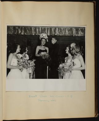 Beta Epsilon Chapter Scrapbook, 1947-1959, Page 4
