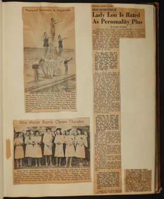 Beta Epsilon Chapter Scrapbook, 1947-1959, Page 6