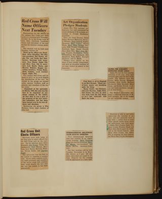 Beta Epsilon Chapter Scrapbook, 1947-1959, Page 7