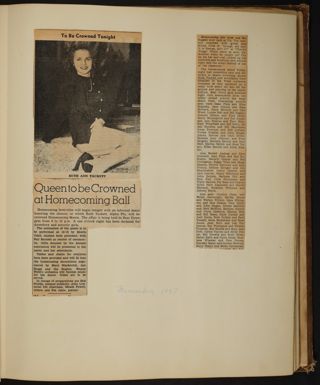 Beta Epsilon Chapter Scrapbook, 1947-1959, Page 12