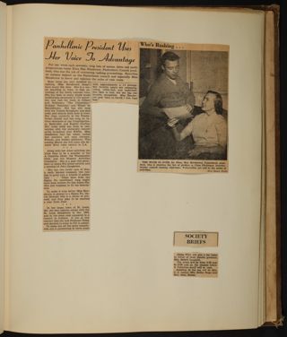 Beta Epsilon Chapter Scrapbook, 1947-1959, Page 20