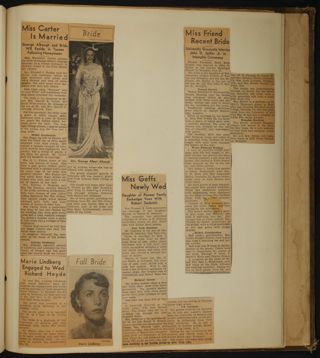 Beta Epsilon Chapter Scrapbook, 1947-1959, Page 34