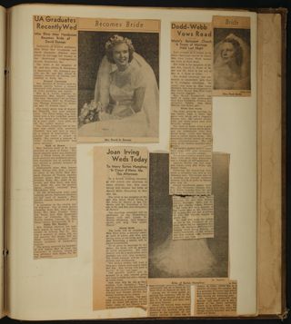 Beta Epsilon Chapter Scrapbook, 1947-1959, Page 35