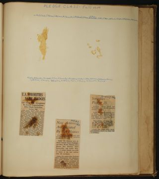 Beta Epsilon Chapter Scrapbook, 1947-1959, Page 38