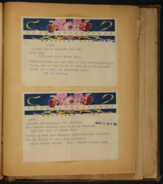 Beta Epsilon Chapter Scrapbook, 1947-1959, Page 39