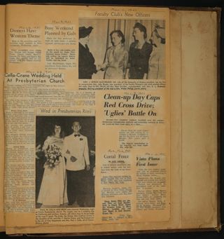 Beta Epsilon Chapter Scrapbook, 1947-1959, Page 55