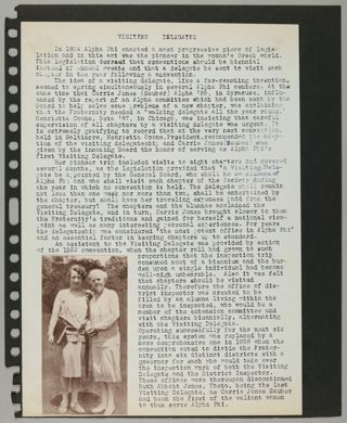 Beta Epsilon Chapter Alpha Phi Memorabilia Scrapbook, Page 19