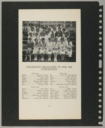 Beta Epsilon Chapter Alpha Phi Memorabilia Scrapbook, Page 22