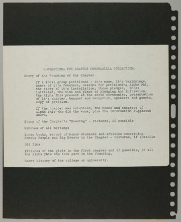 Beta Epsilon Chapter Alpha Phi Memorabilia Scrapbook, Page 25