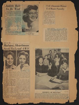 Beta Epsilon Chapter Scrapbook, 1960-1961, Page 13