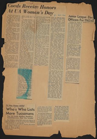Beta Epsilon Chapter Scrapbook, 1960-1961, Page 20